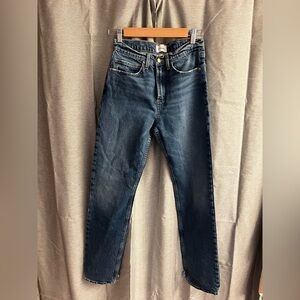 Frame Denim Women’s Slim Jeans in Dark Blue Wash